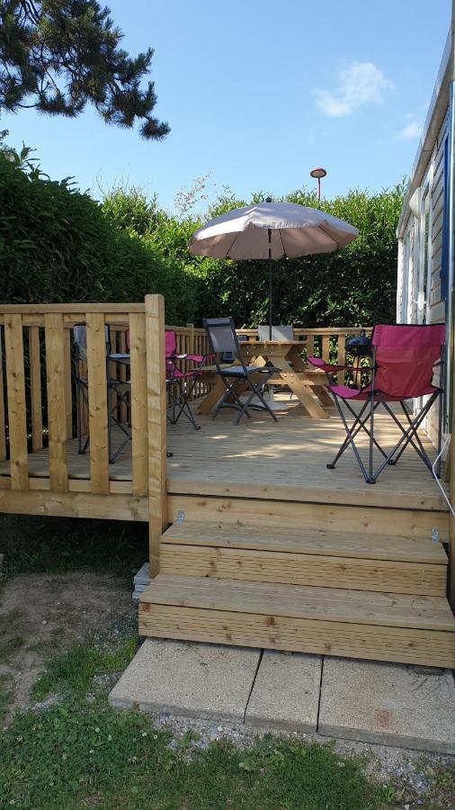 Mobil Home 6-8 Places Parcelle 4 Climatise Biville-sur-Mer Kültér fotó